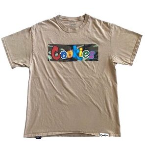 Cookies Batallion Tan beige T-Shirt size L